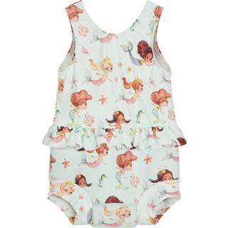 Hust&Claire Maddie Badedragt Wan Blue 3-6 months  Blå  3-6 måneder  kvinde