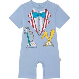 Stella McCartney Kids Baby printed cotton jumpsuit - blue - M 36