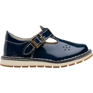 Clarks Clarks Blue Standard Fit (F) Patent Joyful Skip Toddler Shoes