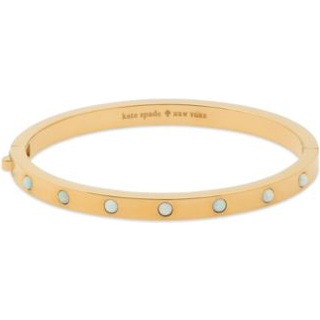 Kate Spade New York Gold Set in Stone Opal Bangle - Gold - 6cm