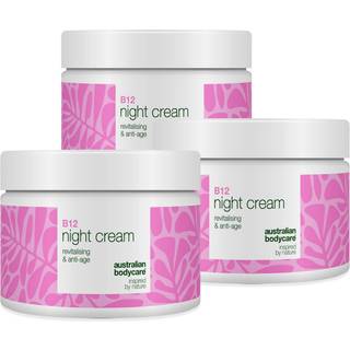 B12 Natcreme  -  Næring og Anti-Age til Blød og Strålende Hud â B12 Natcreme fugter, opstrammer og fornyer huden med naturlig glød. - 50 ml / 3 stk.