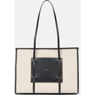 DeMellier Capri leather-trimmed tote bag - black - One Size