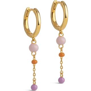 ENAMEL Copenhagen Øreringe - Lola Bold Hoops - Blush
