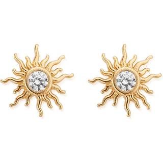 ChloBo Gold Sunrise Glow Studs - Gold