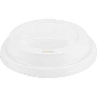 Drikkelåg, ABENA Gastro, Ø9cm, hvid, PP 1000stk