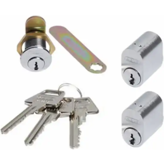 ABUS CYLINDERSÆT 2XOVAL 1XPOST