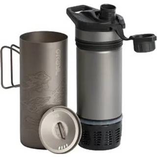 GRAYL GeoPress Purifier Titanium Bottle Vandfilter størrelse 710 ml farve black