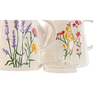 Tekande Home ESPRIT Multifarvet Porcelæn 900 ml (2 enheder)