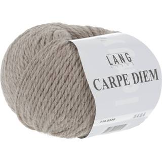 Lang Yarns Carpe Diem 0339 Indhold: 70% Extrafine ny merinould, 30% alpaca Vægt/længde: 50 g = 90 meter Anbefalede pinde: 6 mm Strikkefasthed: 10 x 10 cm = 16 m x 22 p Vask: Maskinvask 30 °c / Tåler ikke tørretumbling.