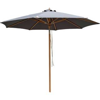 Milano parasol med tilt - 3 meter - grå