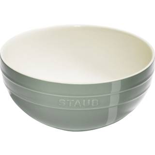 Staub Stentøj Skål 24 cm, Keramisk, Eukalyptus