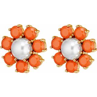 DYRBERG/KERN AUBRA ØRERING 460080 (Gold, Orange, ONESIZE)
