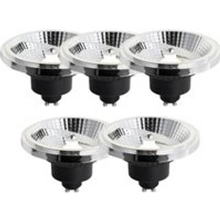 Sæt med 5 GU10 dæmpbare LED-pærer 111mm 10,5W 770LM 4000K