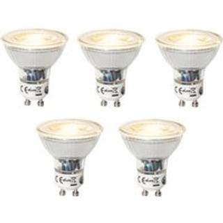 Sæt med 5 GU10 dæmpbare LED-pærer 7W 600 lm 2700K