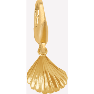 ByBiehl Shell charm i guldfarvet metal