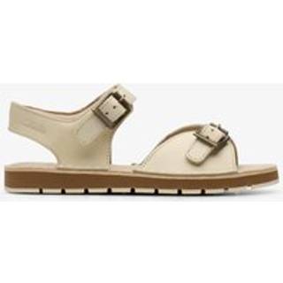 Clarks Clarks White Standard Fit (F) Leather Play Sun Reef Kid Sandals