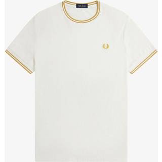 Fred Perry Herren T-Shirt beige,weiß