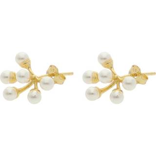 Nuni Copenhagen Ida Øreringe 24 kt. Forgyldt Sølv A1180-Pair - Dame - 925 Sterling Silver