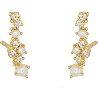 Nuni Copenhagen Stella Øreringe 24 kt. Forgyldt Sølv A1345-Pair - Dame - 925 Sterling Silver