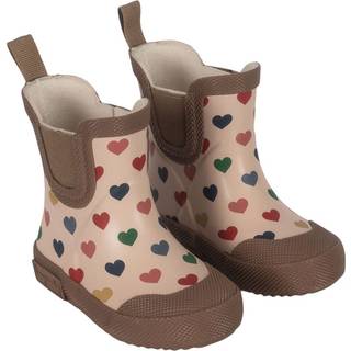 Konges Sløjd Welly Gummistøvler Coeur Coloré 32 EU  Creme  32 EU  kvinde