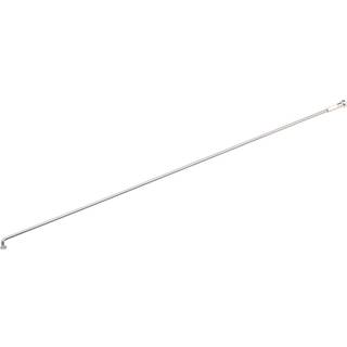 1 stk. Alpina eger 2,33 mm sølv, nipel medfølger - Egerlængde 252 mm