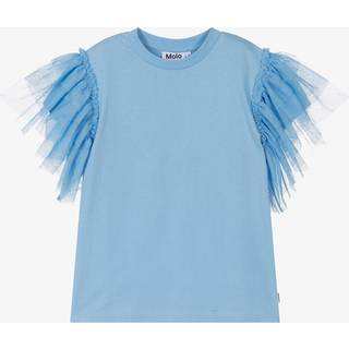Molo Robyn Short Sleeve T-Shirt Day Sky 98 cm  Blå  98 cm  kvinde