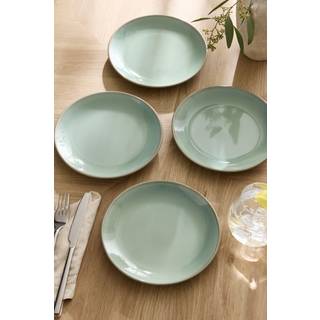 Next Set of 4 Sage Green Hampton Side Plates