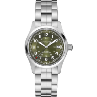 Hamilton H70455160 Automatik Armbanduhr Khaki Field Auto 38 mm Grün