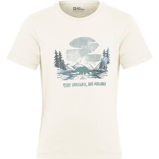 Jack Wolfskin Kid's Graphic Cotton Tee Print Cotton White, 164