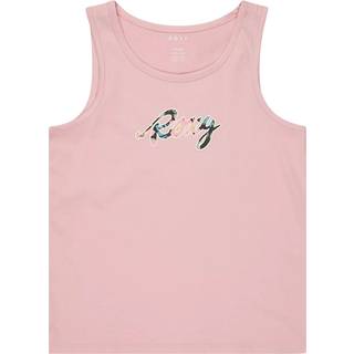 Roxy Roxy Pink There Is Life Graphic Logo 100% Cotton Vest Top