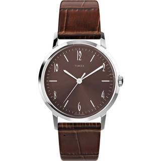 Timex Marlin Handwind 34mm Chocolate Brown Dial