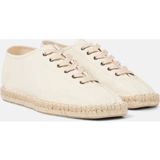 Lemaire Linoleum canvas lace-up espadrilles - white - EU 36