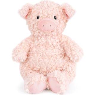 MON AMI Polly The Pig Tuffed Animal - 11 lyser?de grise plys udstoppede leget?j Piggy plys til b?rn i alle aldre