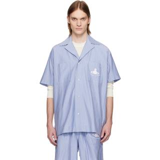 Vivienne Westwood Oversized Camp Shirt Blue