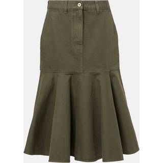 Loewe Cotton twill midi skirt - green - L