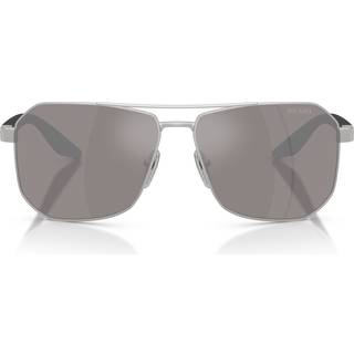 Prada Linea Rossa Mand PS A53S 18X80I Solbriller Metal Brun Brun Pilot Normal