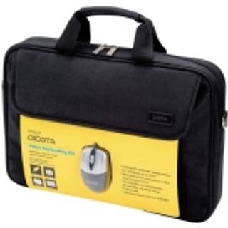 Dicota Value Toploading Kit Laptoptaske til Laptop 15.6" | Sort