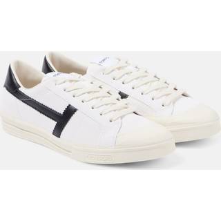 Tom Ford Logo leather sneakers - white - EU 41