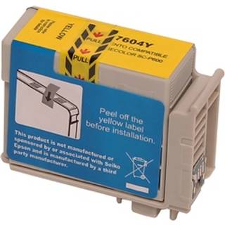Kompatibel printerpatron til Epson T7604 Gul til Surecolor SC-P600 fra ABC