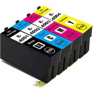 Kompatibelt sæt 4x printerpatron til Epson T40D til Epson Surecolor SC-T2100 SC-T3100 SC-T3100M SC-T