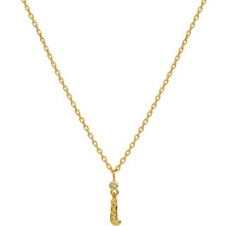 Maanesten Halskæde - I Alphabet - Gold Colour