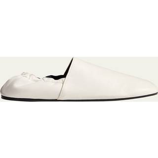 Khaite Banks leather slip-on shoes - white - EU 40