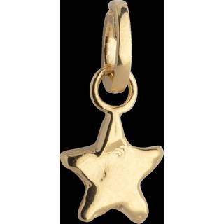Enamel - Stjerne charm i forgyldt sølv