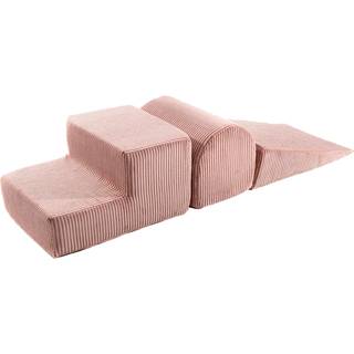 Meowbaby Aesthetic Foam Sæt 3 Elementer Kraftig Fløjl, Pink