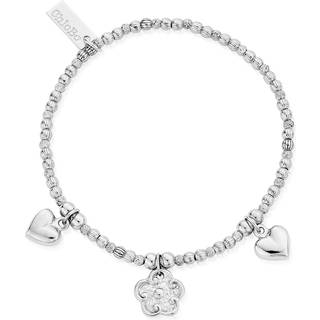 ChloBo Silver Blossoms of Grace Bracelet - Silver - 18cm