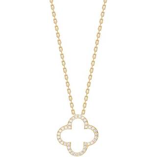Pamela Halskæde, Gold Plated, 42+3 cm
