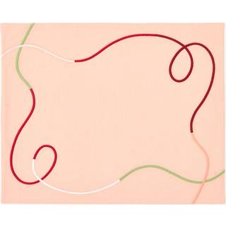 Bordskånere Sue med abstrakt broderi, 2 stk