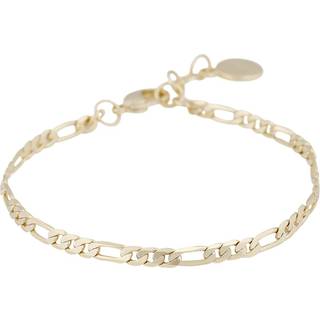 SNÖ Of Sweden Row Small Chain Bracelet Plain Gold Onesize