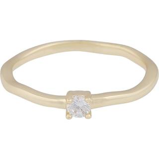 SNÖ Of Sweden Jen Small Stone Ring Gold Clear S
