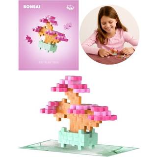 Plus Plus Plant Pack Bonsai byggesæt - lyserød